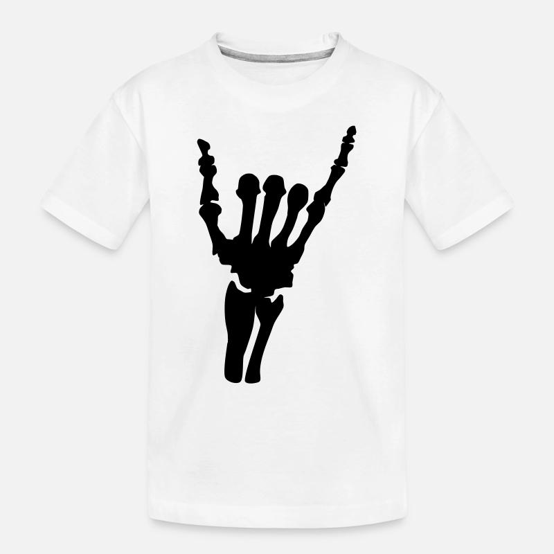 hang_loose_vec_1 de - Kinder Premium Bio T-Shirt - Weiß