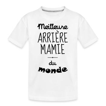 Grandma Oma Großmütter Mamy Mamie Grand-Mère - Kids' Premium Organic T-Shirt - white - Front