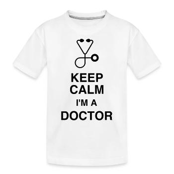 docteur / médecin / hôpital / médecine - T-shirt bio Premium Enfant - blanc - Devant