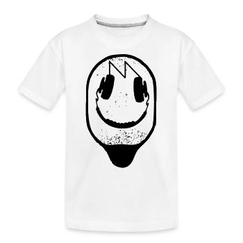 Lamp 303 Headphone - Kinder Premium Bio T-Shirt - Weiß - Vorne