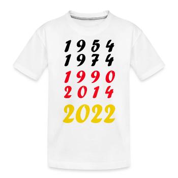 National Team Germany Football World Cup - Kids' Premium Organic T-Shirt - white - Front