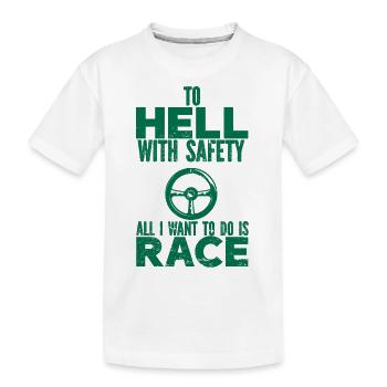 Car Vintage Racing Car Lovers Car Veterans - Kids' Premium Organic T-Shirt - white - Front