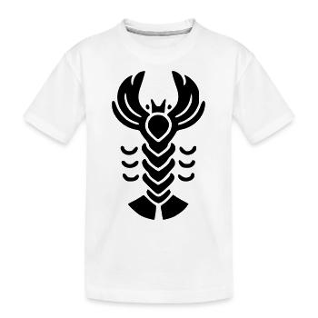 Homard - T-shirt bio Premium Enfant - blanc - Devant