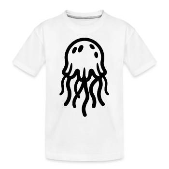 Méduse - T-shirt bio Premium Enfant - blanc - Devant