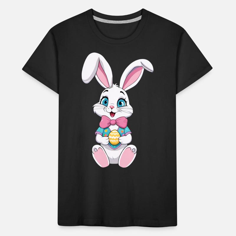 Easter bunny with Easter eggs Kids' Premium Organic T-Shirt