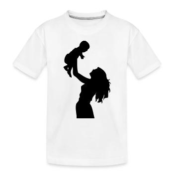 Mutter - Kinder Premium Bio T-Shirt - Weiß - Vorne