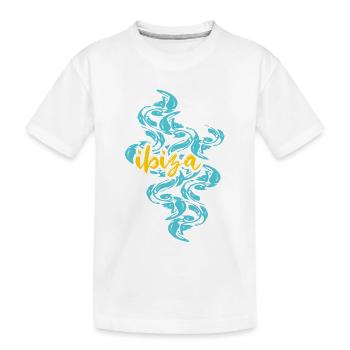 Ibiza Îles Baléares Fleurs - T-shirt bio Premium Enfant - blanc - Devant