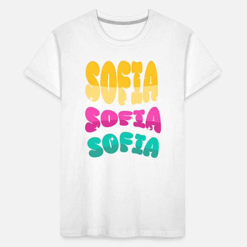 Nom de Sofia T-shirt bio Premium Enfant
