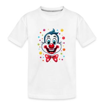 Carnival Clown Costume Carnival Carnival - Kids' Premium Organic T-Shirt - white - Front