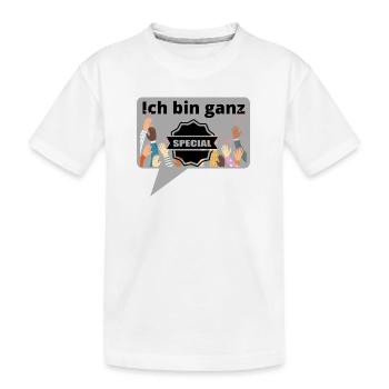 Babysprüche Babykleidung Kinderkleidung - Kinder Premium Bio T-Shirt - Weiß - Vorne