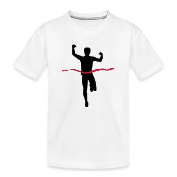 Courir - T-shirt bio Premium Enfant - blanc - Devant