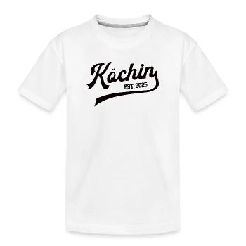 Köchin 2025 Ausbildung Lehre Bestanden Gastronomie - Kinder Premium Bio T-Shirt - Weiß - Vorne