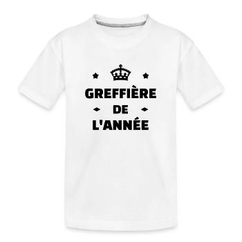 greffier / greffe / tribunal / justice / juge - T-shirt bio Premium Enfant - blanc - Devant