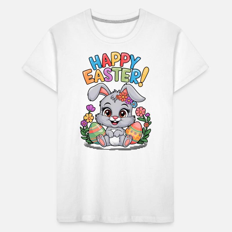 Easter Bunny Happy Easter Easter Easter Egg Easter Kids' Premium Organic T-Shirt