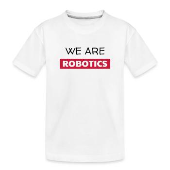 Robotik / Roboter / Robot / Robotics - Kinder Premium Bio T-Shirt - Weiß - Vorne