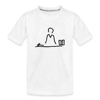 richter im gericht - Kinder Premium Bio T-Shirt - Weiß - Vorne