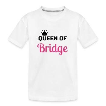 bridge / bridgeur / bridgeuse / cartes - T-shirt bio Premium Enfant - blanc - Devant