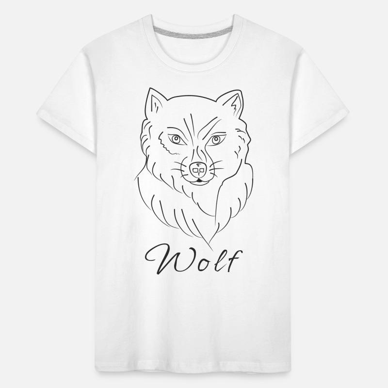 Wolf Kids' Premium Organic T-Shirt