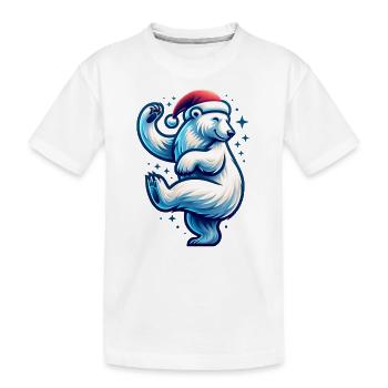 Polar bear - Kids' Premium Organic T-Shirt - white - Front