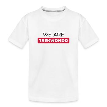 Taekwondo Taekwondoin Tae-Kwon-Do Tae Kwon Do - Kids' Premium Organic T-Shirt - white - Front