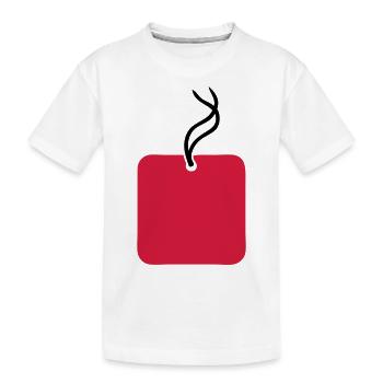 etiquette vierge6 - T-shirt bio Premium Enfant - blanc - Devant
