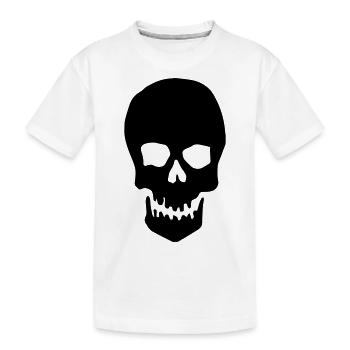 Skull - T-shirt bio Premium Enfant - blanc - Devant