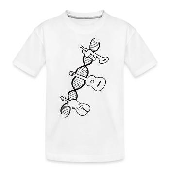 Musik Music Musiklehrer Spruch Musizieren Musiker - Kinder Premium Bio T-Shirt - Weiß - Vorne