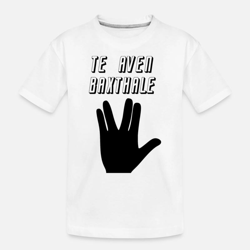 Te aven Baxthale - Kinder Premium Bio T-Shirt - Weiß