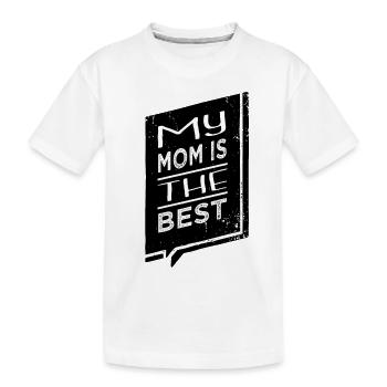 bday présente vacances en famille famille amour bitcoins - T-shirt bio Premium Enfant - blanc - Devant