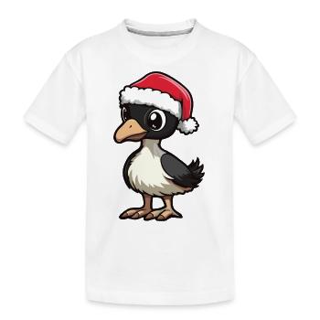 Bouquet Noël - T-shirt bio Premium Enfant - blanc - Devant