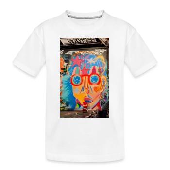 Graffity Explorer - Kinder Premium Bio T-Shirt - Weiß - Vorne