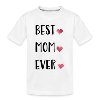 Mutter - Kinder Premium Bio T-Shirt - Weiß - Vorne
