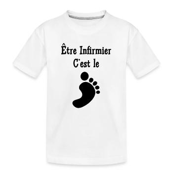 Infirmière / Infirmier / Hôpital / Médecine / - T-shirt bio Premium Enfant - blanc - Devant