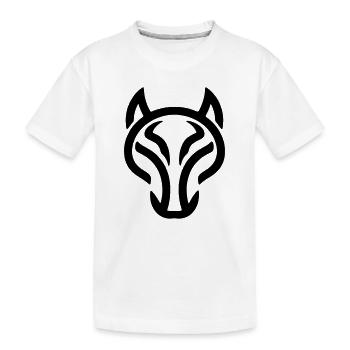 Loup - T-shirt bio Premium Enfant - blanc - Devant