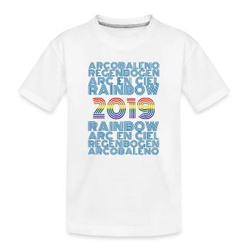 2019 - Kids' Premium Organic T-Shirt - white - Front