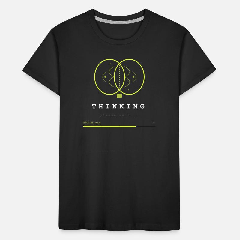 BRAIN.EXE IS LOADING Kids' Premium Organic T-Shirt