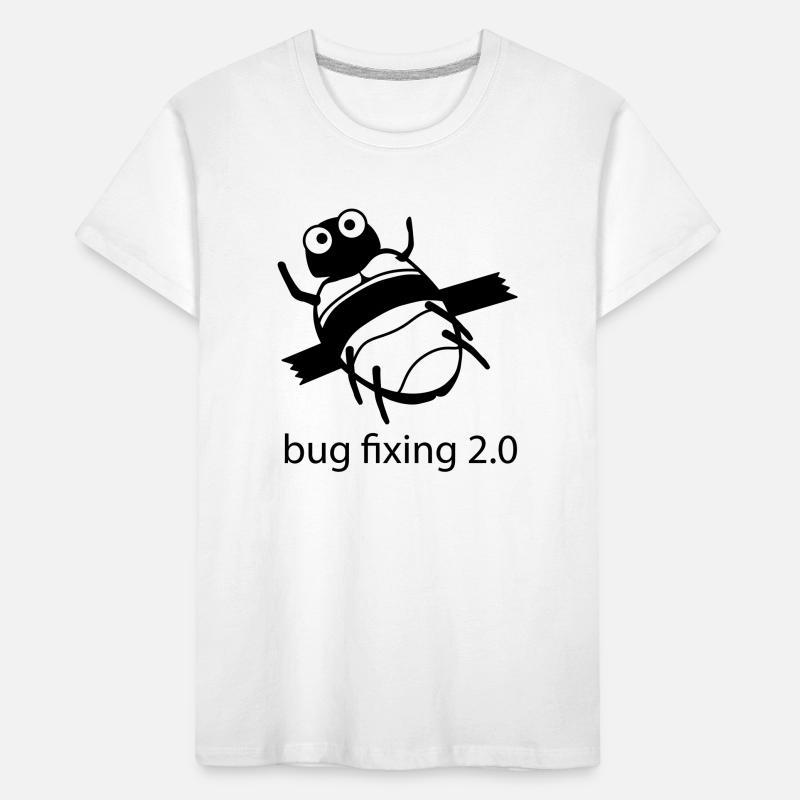 bug fixing einfarbig Kinder Premium Bio T-Shirt
