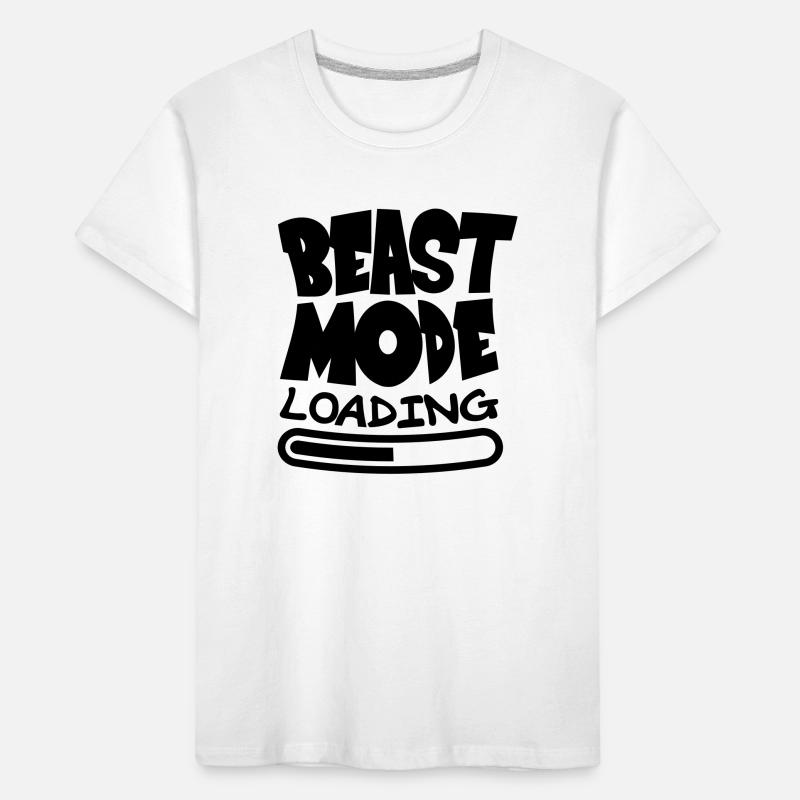 Beast ModeLoading Design Kinder Premium Bio T-Shirt