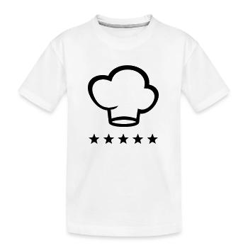 Sternekoch - Sterne - Kinder Premium Bio T-Shirt - Weiß - Vorne