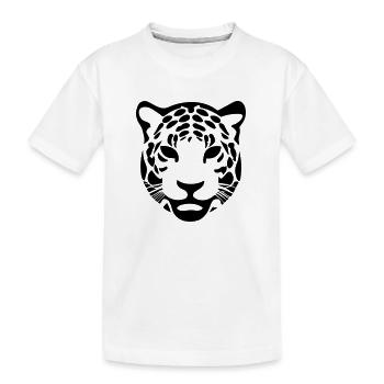 Léopard - T-shirt bio Premium Enfant - blanc - Devant