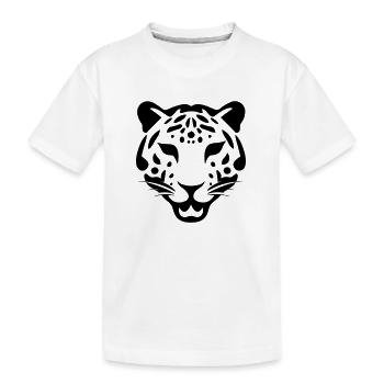 Léopard - T-shirt bio Premium Enfant - blanc - Devant