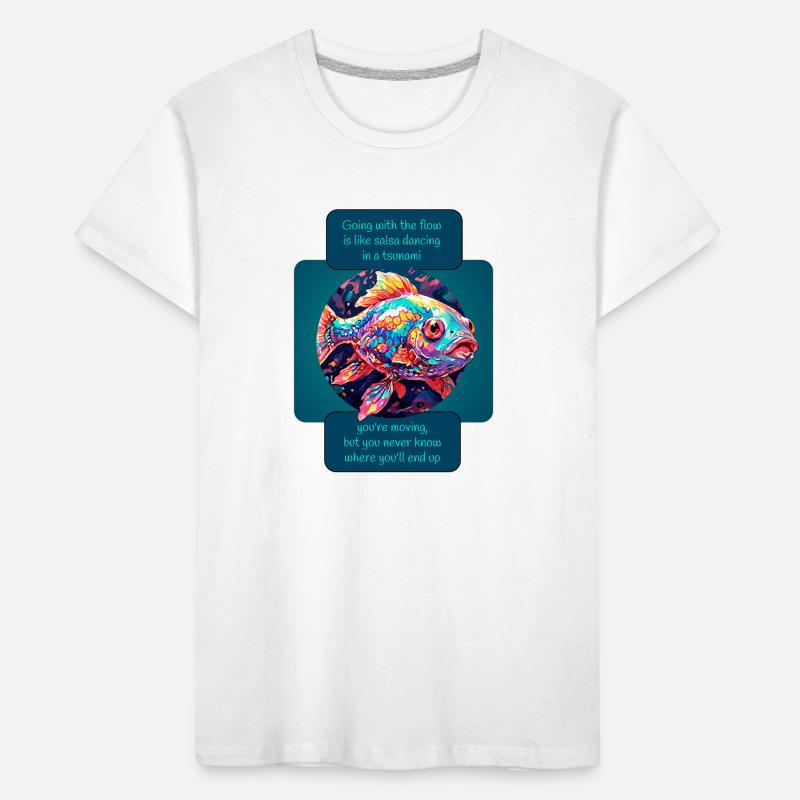 Going Forward Fish Kids' Premium Organic T-Shirt