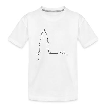 Hamburg Michel - Kinder Premium Bio T-Shirt - Weiß - Vorne