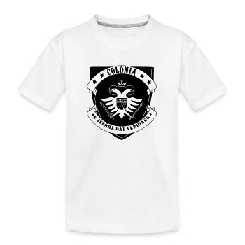 colonia_e_jefoehl_dat_verbingk - Kinder Premium Bio T-Shirt - Weiß - Vorne