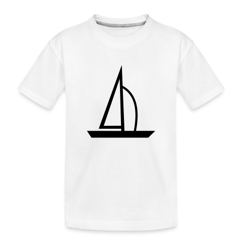 Segelboot - Kinder Premium Bio T-Shirt