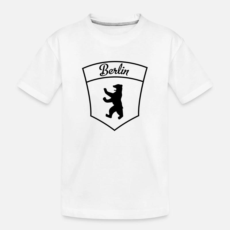 Berlin - Kinder Premium Bio T-Shirt - Weiß
