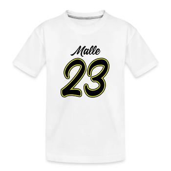 Malle 23 - Kids' Premium Organic T-Shirt - white - Front