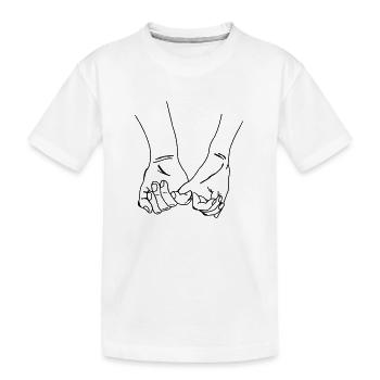 mains - T-shirt bio Premium Enfant - blanc - Devant