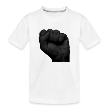 Fist Black Lives matter - T-shirt bio Premium Enfant - blanc - Devant