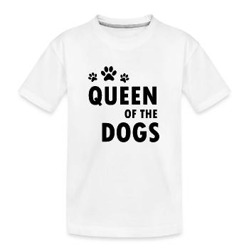 Chien Hund - T-shirt bio Premium Enfant - blanc - Devant